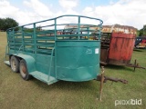 Heil 14' Stock Trailer (No Title - Bill of Sale Only)