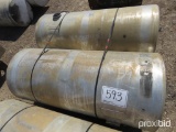 (2) Round Aluminum Fuel Tanks for Truck Tractor