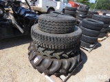 Pallet of (1) 16.9-24 Tire (1) 11L-16SL Tire (1) 10R20 Tire (1) Tractor Tir