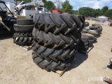 (4) Tractor Tires w/ Rims