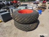 (2) 16.9-34 Turf Tires and Rims