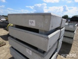 (2) 3x5 Concrete Feed Troughs