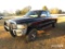 1996 Dodge 2500 4WD Pickup, s/n 1B7KF23C4TJ157716: 4-door, Cummins Diesel,