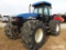 New Holland TV145 MFWD Tractor, s/n RVS023791: Encl. Cab, Right of Way Trac