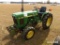 John Deere 750 MFWD Tractor, s/n 003567: 3PH, PTO, Meter Shows 1539 hrs