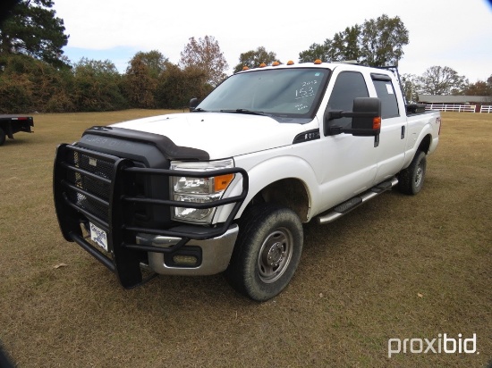2012 Ford F350 4WD Truck, s/n 1FT8W3B67CEC68040: 4-door, Gas Eng., Auto, Br