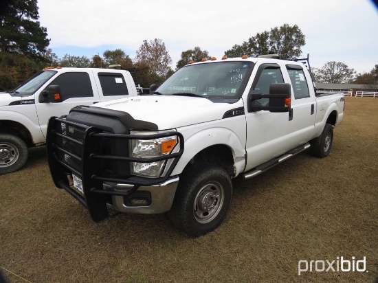 2012 Ford F350 4WD Truck, s/n 1FT8W3B64CEB83317: 4-door, Gas Eng., Auto, Br