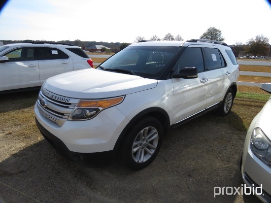 2012 Ford Explorer, s/n 1FMHK7D91CGA19274: Leather, 3rd Row Seat, Odometer