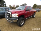 2008 Dodge 2500 4WD Pickup, s/n 3D7KS28AX8G117092: Crew Cab, Cummins Turbo