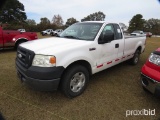 2007 Ford F150 XLT Pickup, s/n 1FTRF12W87NA60988: Ext. Cab, Odometer Shows