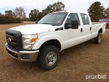 2011 Ford F350 4WD Truck, s/n 1FT8W3B60BEB36672: 4-door, Gas Eng., Auto