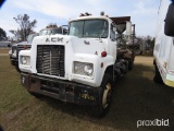 1985 Mack R686ST Rolloff Truck, s/n 1M2N179Y1FA095753: T/A, 4/2-sp., Galbre