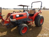 Kubota L3130D MFWD Tractor, s/n 53963: Turf Tires, Meter Shows 3740 hrs