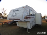 2004 Prowler Fifth Wheel Travel Trailer, s/n 1EC5R252044099221: T/A, 2 Slid