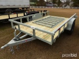 2020 Double A 83x12 Trailer, s/n 1UFBU1216LT003720 (Has MSO): S/A, 6000 lb.