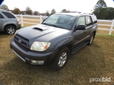 2005 Toyota 4Runner SUV, s/n JTEZT14R150023352: 4-door, Auto, Leather, Sunr