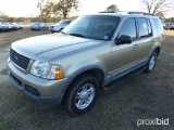 2002 Ford Explorer XLT, s/n 1FMZU63E92UA51459: 4-door, Odometer Shows 144K