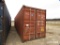 40' Shipping Container, s/n TCKU9335752: High Cube