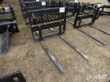 Forks and Backer Plate Attachment for Skid Steer