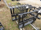 Forks and Backer Plate Attachment for Skid Steer