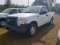 2013 Ford F150 XL Pickup, s/n 1FTMF1CM3DKE34864: 2-door, White, Styleside,