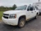 2007 Chevy Suburban K2500 LS SUV, s/n 3GNGK26K97G287459: 4-door, White, 196