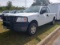 2005 Ford F150 XL Pickup, s/n 1FTRX14WX5NB65393: 4-door Super Cab, White, S