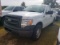 2013 Ford F150 XL Pickup, s/n 1FTMF1CMXDFC58601: 2-door, White, Styleside,