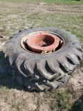 14.9-28 Massey Ferguson Rim w/ tires