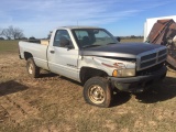 1998 Dodge Ram 1500 Truck s/n 1B7HF16Y5WS700100 - Does Not Run - No Title -