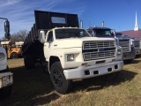 1987 Ford F800 s/n 1FDNF82H4HVA36208 Dump Bed