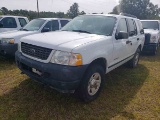 2005 Ford Explorer SUV, s/n 1FMZU72K75ZA65672: White, 4-door, 188K mi. (Own