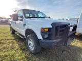 2008 Ford F-250 XL Superduty Pickup, s/n 1FTSX21518EA85956: White, 4-door,