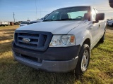 2005 Ford F-150 XL Pickup, s/n 1FTRF12205NA81506: White, 4-door 39770 mi.