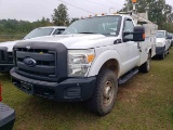 2012 Ford F350XL Truck, s/n 1FDRF3F61CEC10841: Super-duty, White, 2-door, 1