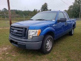 2010 Ford F150XL Pickup, s/n 1FTEX1CW9AFA89332: 4-door, Blue, 134K mi.