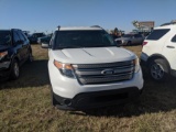 2013 Ford Explorer, s/n 1FM5K7B82DGC62333: White, 159081 mi. (Owned By Geor