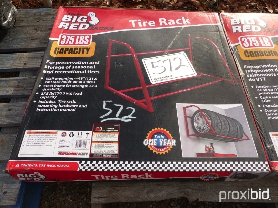 Big Red Tire Rack