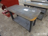 Heavy-duty 30x57 Welding Shop Table w/ Shelf