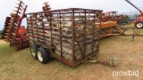 15' Livestock Trailer (No Title - Bill of Sale Only)