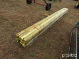 (12) 4X4 TREATED POSTS - 16-FT