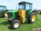 John Deere 6215 Tractor, s/n L06215D518080L: Cab, 2wd, Power Quad, Left Col