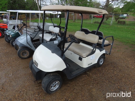 EZGo RXV Electric Golf Cart, s/n 5053504 (No Title): Rear Flip Seat, Auto C