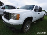 2011 GMC Sierra 2500HD 4WD Pickup, s/n 1GT12ZCG7BF266174: Gas Eng., Crew Ca