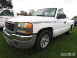 2006 GMC Sierra Pickup, s/n 1GTEC14V46E143442: Odometer Shows 222K mi. (Own