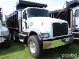 2013 Mack GU713 Tri-axle Dump Truck, s/n 1M2AX04YXDM016264: 10-sp., 18' Bed