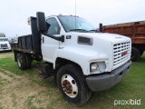 2008 GMC C7500 Single-axle Dump Truck, s/n 1GDJ7C1G78F409114: Auto, Odomete