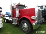 2009 Peterbilt 388 Truck Tractor, s/n 1XPWD09X29N777339: T/A, Day Cab, 10-s