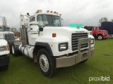 1996 Mack RD688S Truck Tractor, s/n 1M2P270Y7TM027406: T/A, Day Cab, Eaton