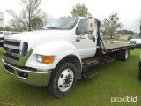 2013 Ford F750 Rollback Truck, s/n 3FRXF7FE2DV497335 (Title Delay): Cummins